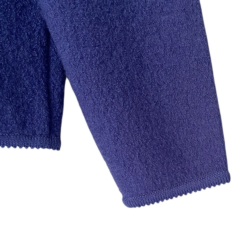 THE TOG SHOP Cardigan Vtg 100% Wool Button Up Periwinkle Blue Purple Women L - Picture 6 of 13